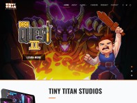 Desktop screenshot for tinytitanstudios.com
