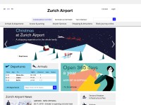 Desktop screenshot for zurich-airport.com
