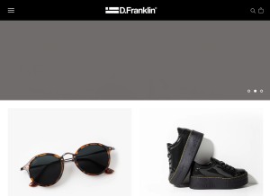 How dfranklincreation.com looks like on a tablet such as an iPad.