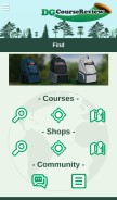How dgcoursereview.com looks like on a mobile device such as an iPhone.