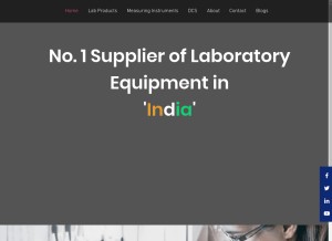 How dhanbadinstruments.com looks like on a tablet such as an iPad.