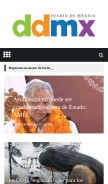 How diariodemexico.com looks like on a mobile device such as an iPhone.