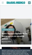 How diariomedico.com looks like on a mobile device such as an iPhone.