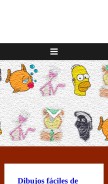 How dibujosfaciles-dehacer.com looks like on a mobile device such as an iPhone.