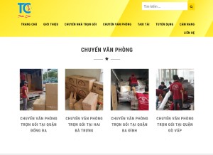 How dichvuchuyennhagiare.com.vn looks like on a tablet such as an iPad.