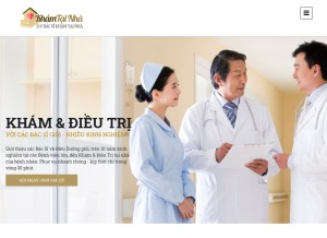 How dichvukhambenhtainha.com looks like on a tablet such as an iPad.