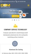 How diecasting-mould.com looks like on a mobile device such as an iPhone.