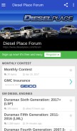 How dieselplace.com looks like on a mobile device such as an iPhone.