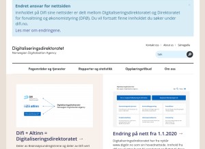 How difi.no looks like on a tablet such as an iPad.