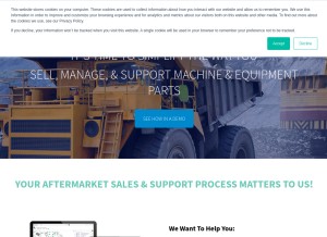 How digabit.com looks like on a tablet such as an iPad.