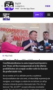 How digi24.ro looks like on a mobile device such as an iPhone.