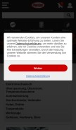 How digikey.de looks like on a mobile device such as an iPhone.
