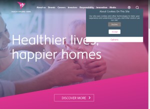 How digital-rb.com looks like on a tablet such as an iPad.