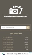 How digitalimagemakerworld.com looks like on a mobile device such as an iPhone.