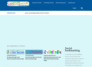 How digitalmarketing-place.de looks like on a tablet such as an iPad.