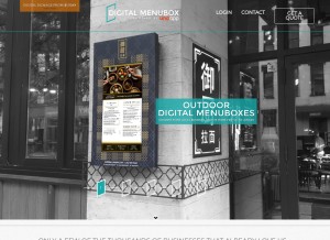 How digitalmarketingbox.com looks like on a tablet such as an iPad.