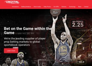 How digitalsportstech.com looks like on a tablet such as an iPad.