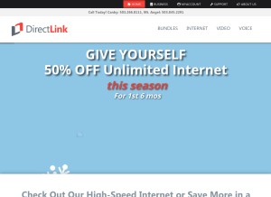 How directlink.coop looks like on a tablet such as an iPad.