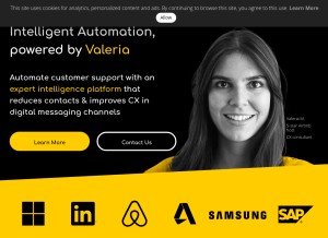 How directly.com looks like on a tablet such as an iPad.