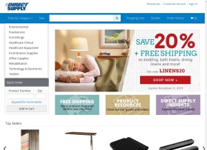 How directs.com looks like on a tablet such as an iPad.