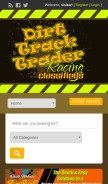 How dirttracktrader.com looks like on a mobile device such as an iPhone.