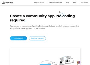 How disciplemedia.com looks like on a tablet such as an iPad.