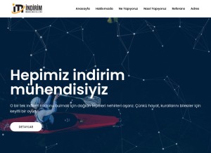 How discountengineers.com looks like on a tablet such as an iPad.