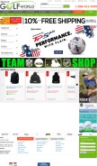 How discountgolfworld.com looks like on a mobile device such as an iPhone.