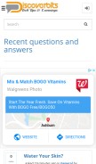 How discoverbits.in looks like on a mobile device such as an iPhone.
