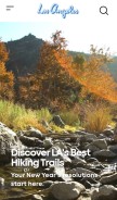 How discoverlosangeles.com looks like on a mobile device such as an iPhone.