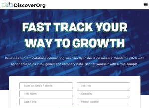 How discoverorg.com looks like on a tablet such as an iPad.