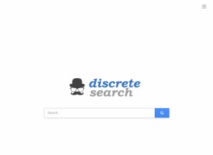 How discretesearch.com looks like on a tablet such as an iPad.