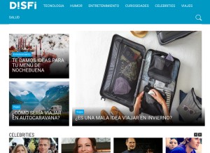 How disfi.es looks like on a tablet such as an iPad.