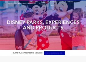 How disneypublishing.com looks like on a tablet such as an iPad.