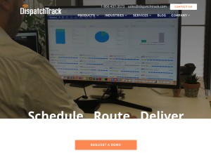 How dispatchtrack.com looks like on a tablet such as an iPad.