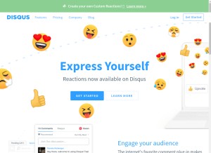 How disqus.com looks like on a tablet such as an iPad.