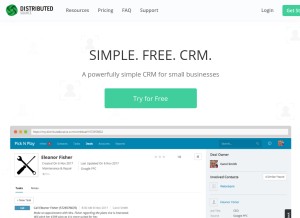 How distributedsource.com looks like on a tablet such as an iPad.