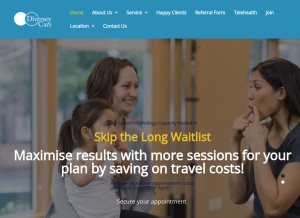 How diverseycare.com.au looks like on a tablet such as an iPad.