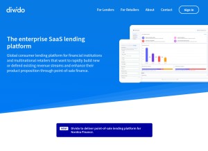 How divido.com looks like on a tablet such as an iPad.