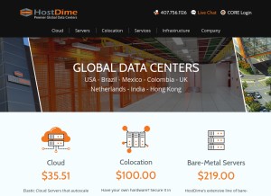 How dizinc.com looks like on a tablet such as an iPad.