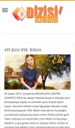 How dizisikimdir.com looks like on a mobile device such as an iPhone.