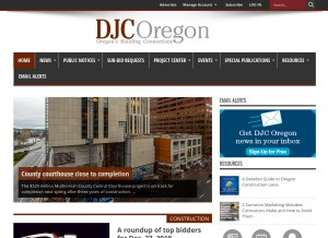 How djcoregon.com looks like on a tablet such as an iPad.