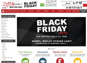 How djmmusic.com looks like on a tablet such as an iPad.