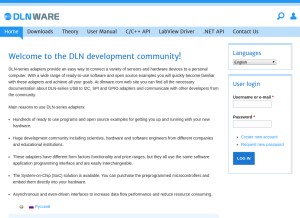 How dlnware.com looks like on a tablet such as an iPad.