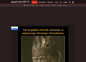 How dmty.pl looks like on a tablet such as an iPad.