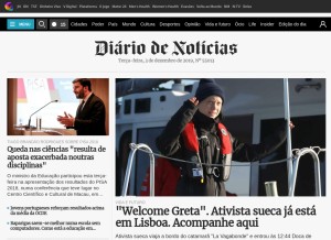 How dn.pt looks like on a tablet such as an iPad.