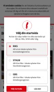 How dn.se looks like on a mobile device such as an iPhone.