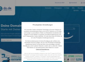 How do.de looks like on a tablet such as an iPad.