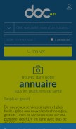 How doc.fr looks like on a mobile device such as an iPhone.