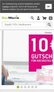 How docmorris.de looks like on a mobile device such as an iPhone.